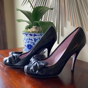 RED Valentino Bow Pumps, Black